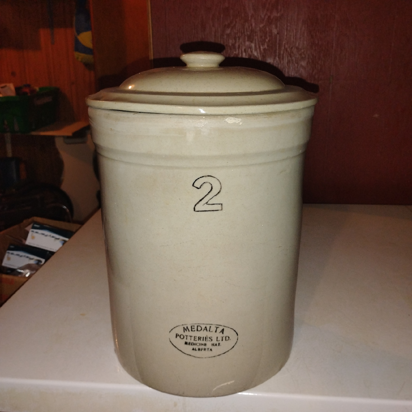 Medalta Potteries Ltd. 2 Gallon Crock