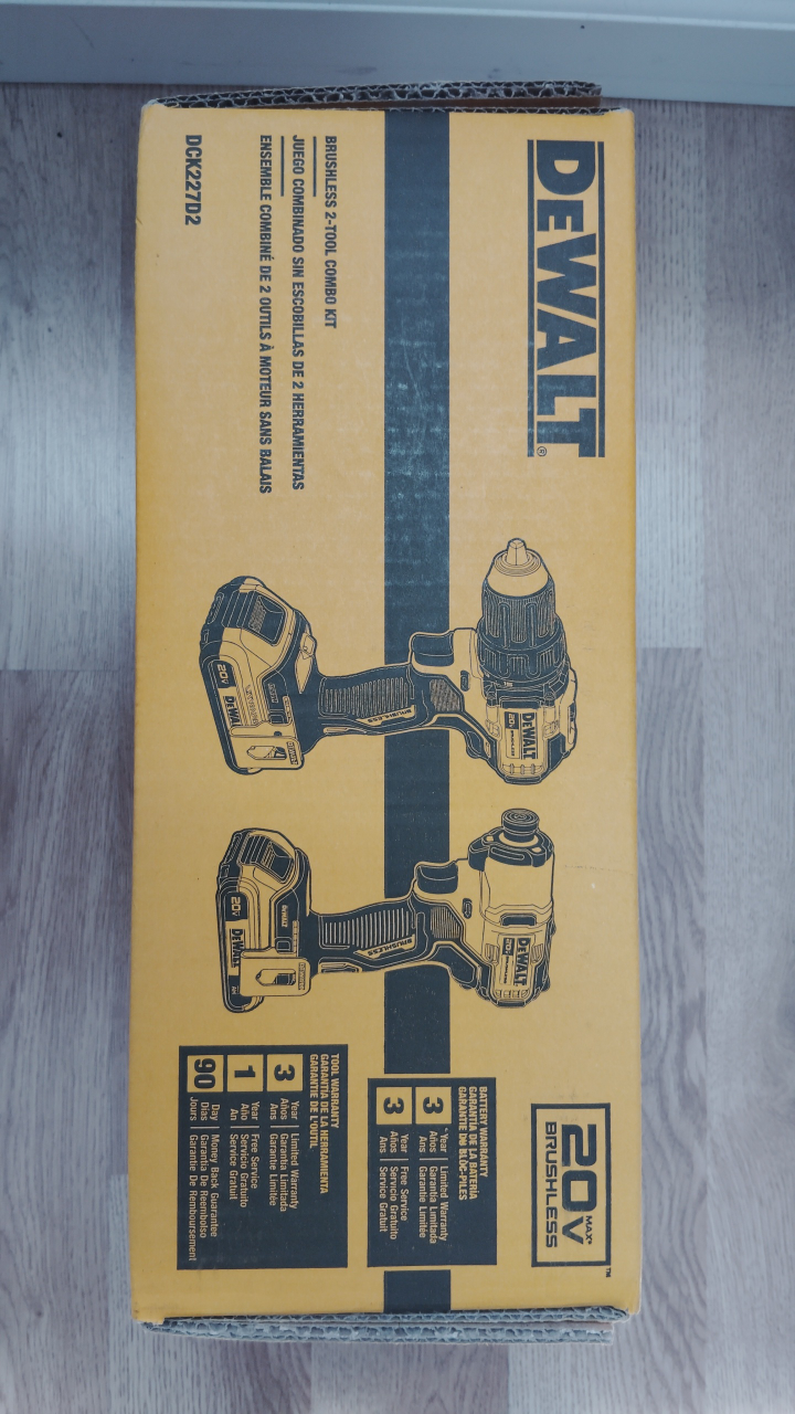 **NEW/NEVER USED** DeWalt 20V MAX Brushless 2-Tool Combo Kit - photo 3