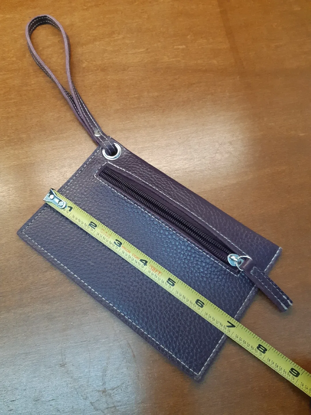 Modern Purple Wristlet Pouch thumbnail