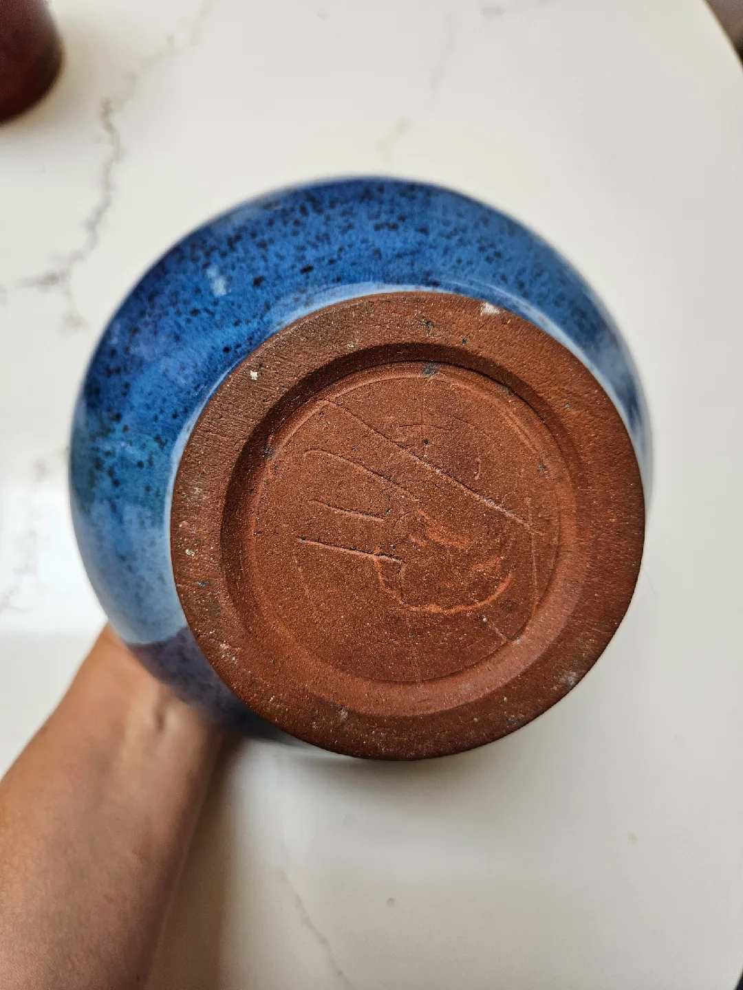 Blue Ceramic Vase image indicator(4)