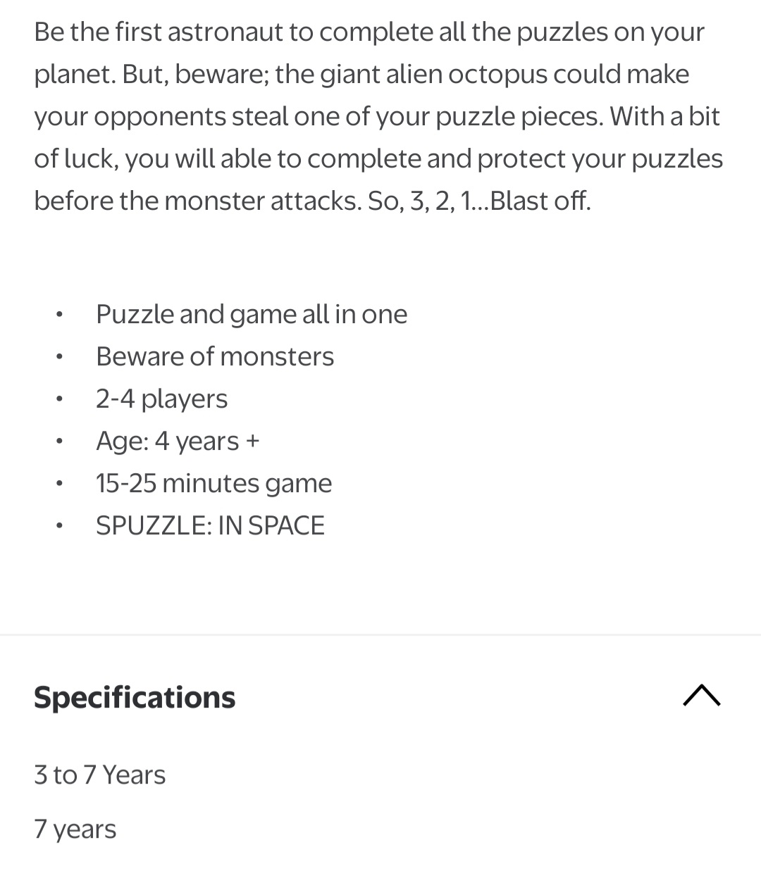 Spuzzle In Space Board Game - photo 3