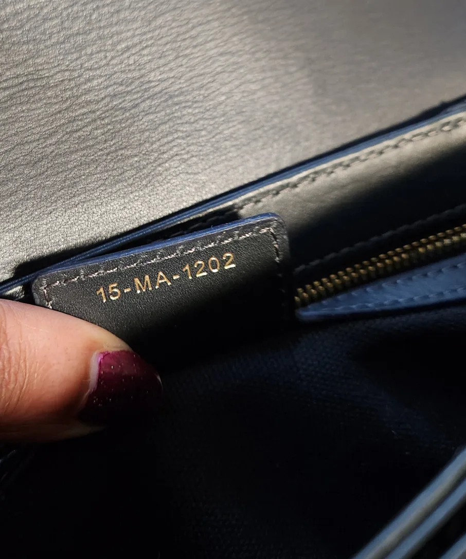 Dior Bobby East-West Bag Blue Dior Oblique Embroidery image indicator(10)