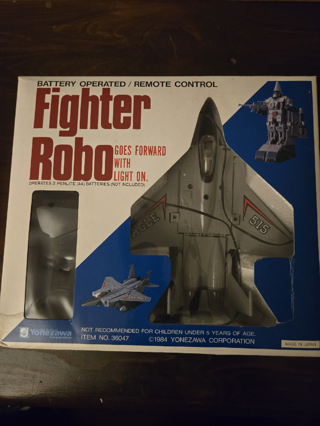 Yonezawa Fighter Robo Battery Operated Remote Control Toy