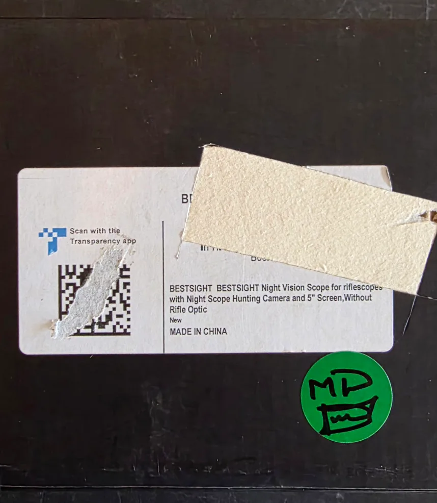 Digital Night Vision Scope w 5in Monitor image indicator(6)