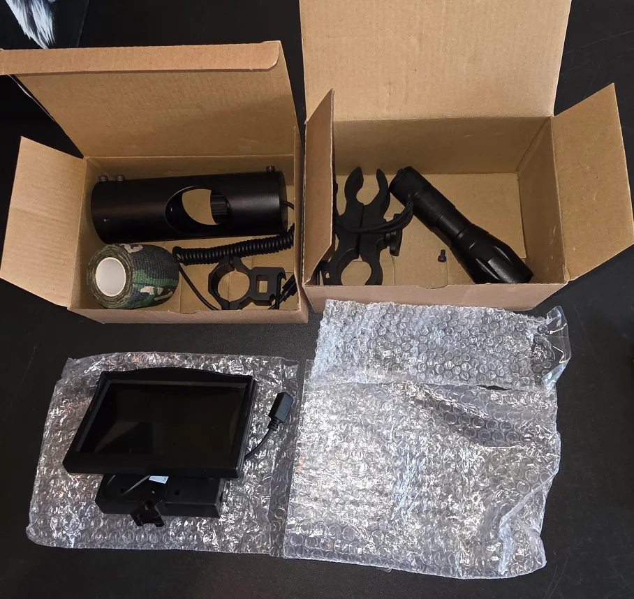 Digital Night Vision Scope w 5in Monitor image indicator(7)