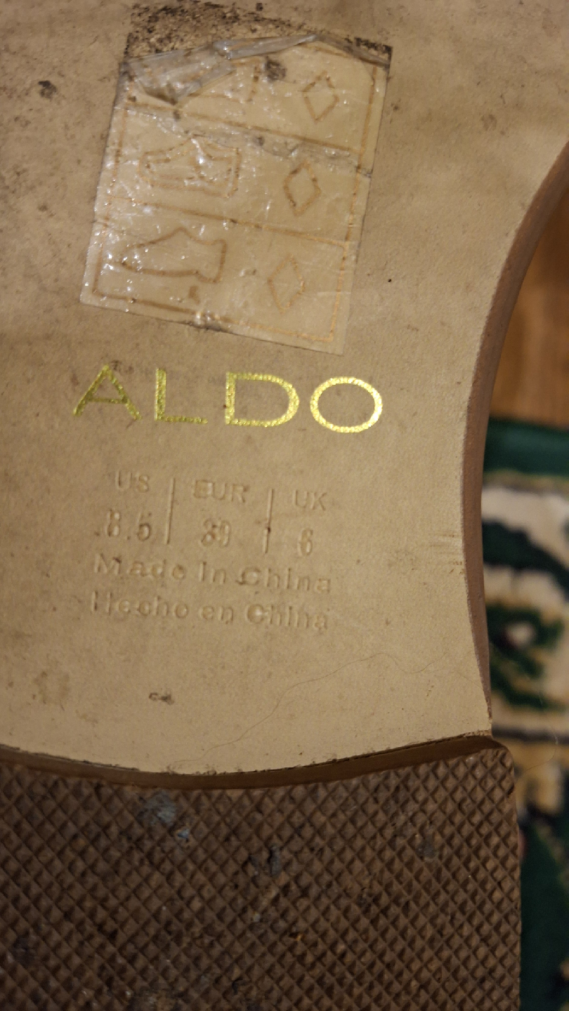 Aldo Brown & Gold Sandals - Size 8.5 - photo 3