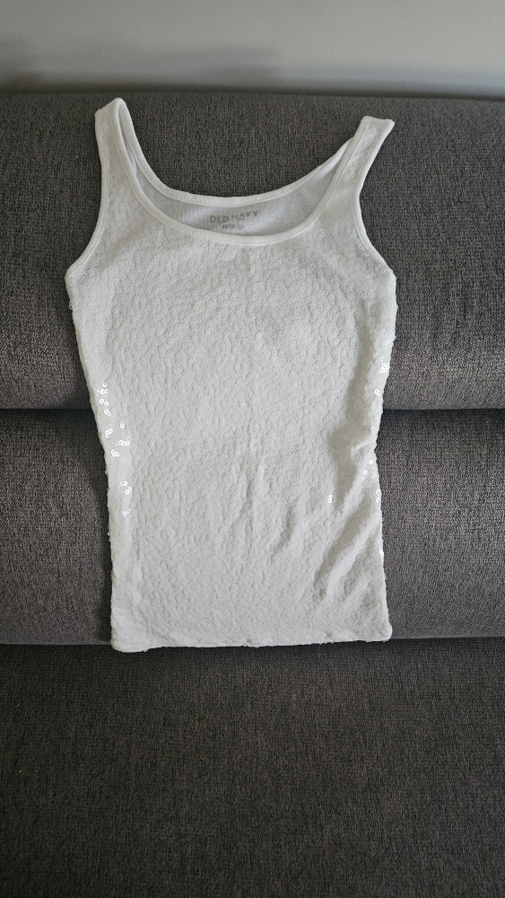 Old Navy White Tank Top, Size XS🥕
