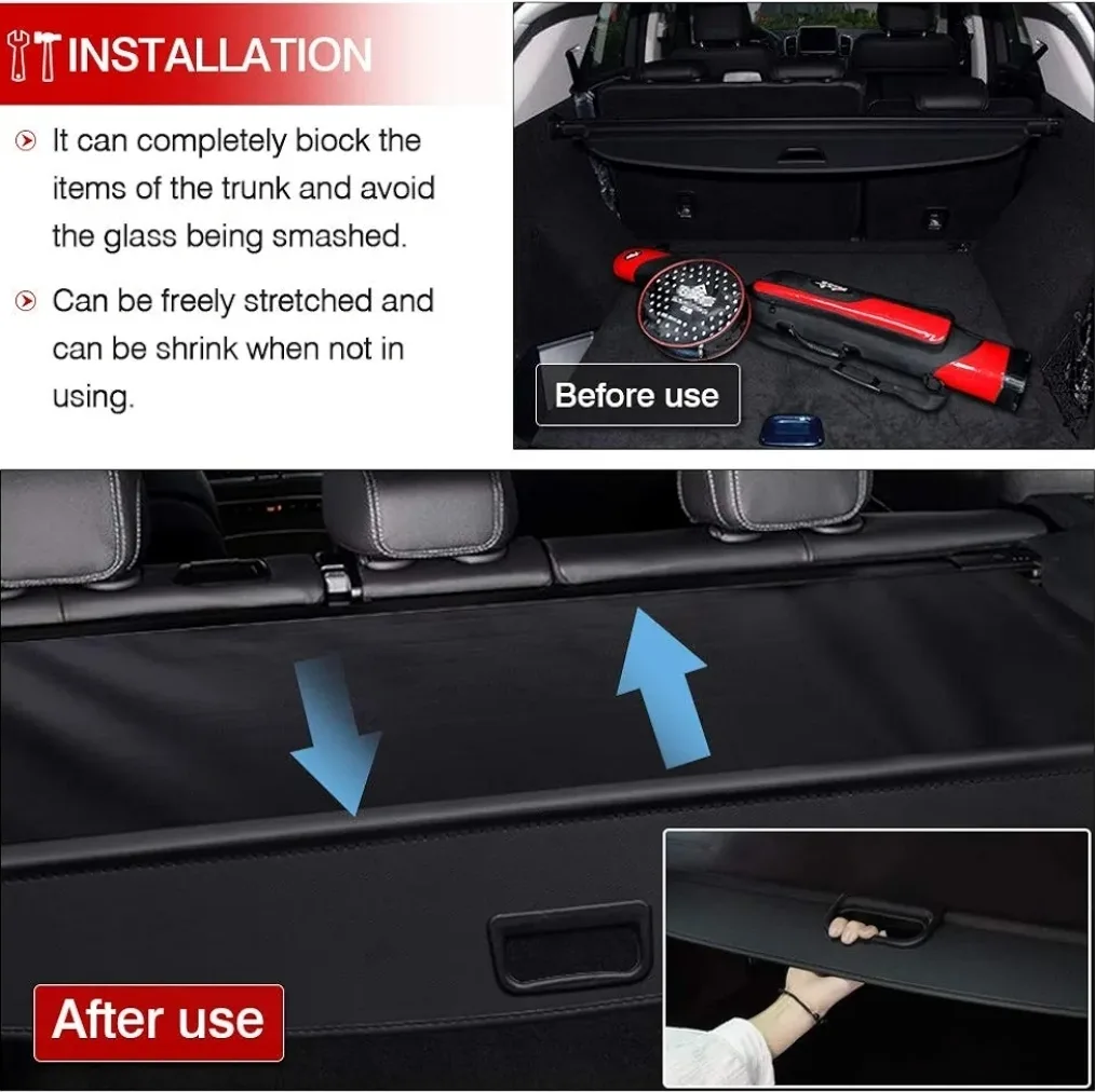 Mercedes-Benz GLC 2016–2022 Cargo Cover, Not For Coupe image indicator(7)