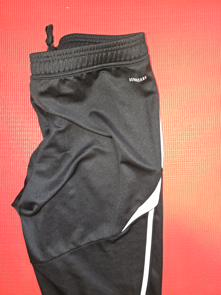 Adidas Black & White Track Pants - Size L - photo 2