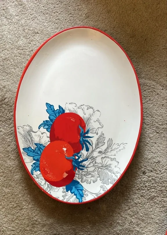 16 inch Tomato Decorative Platter thumbnail