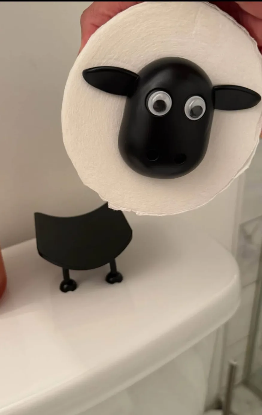 Sheep Toilet Paper Holder - Super Cute! image indicator(2)