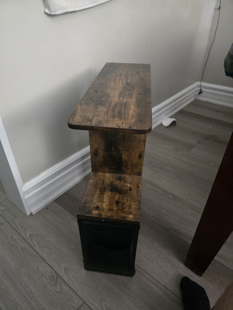 Brown Wood End Table - photo 2