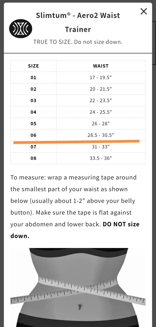 Slimtum Aero2 Waist Trainer - Size 6 image indicator(3)