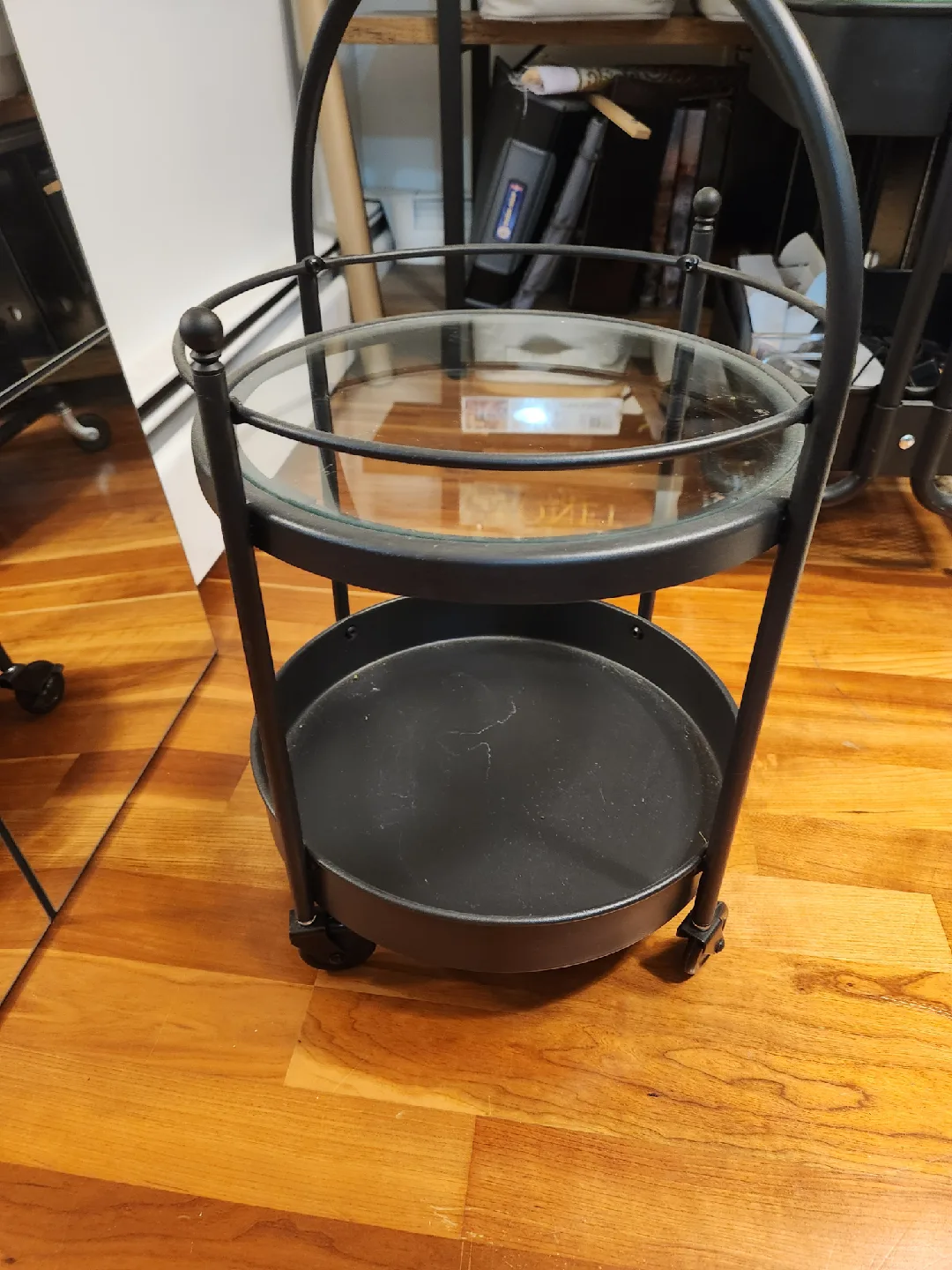 IKEA FRÖSJÖN Cart - Black - 55x35 cm image indicator(2)