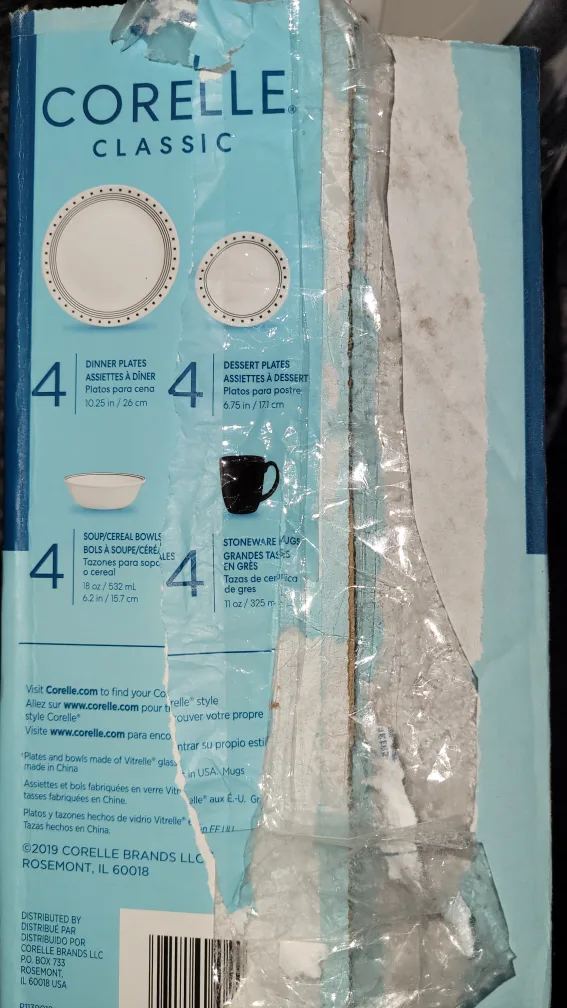 Corelle Classic City Block 16-Piece Dinnerware Set image indicator(3)