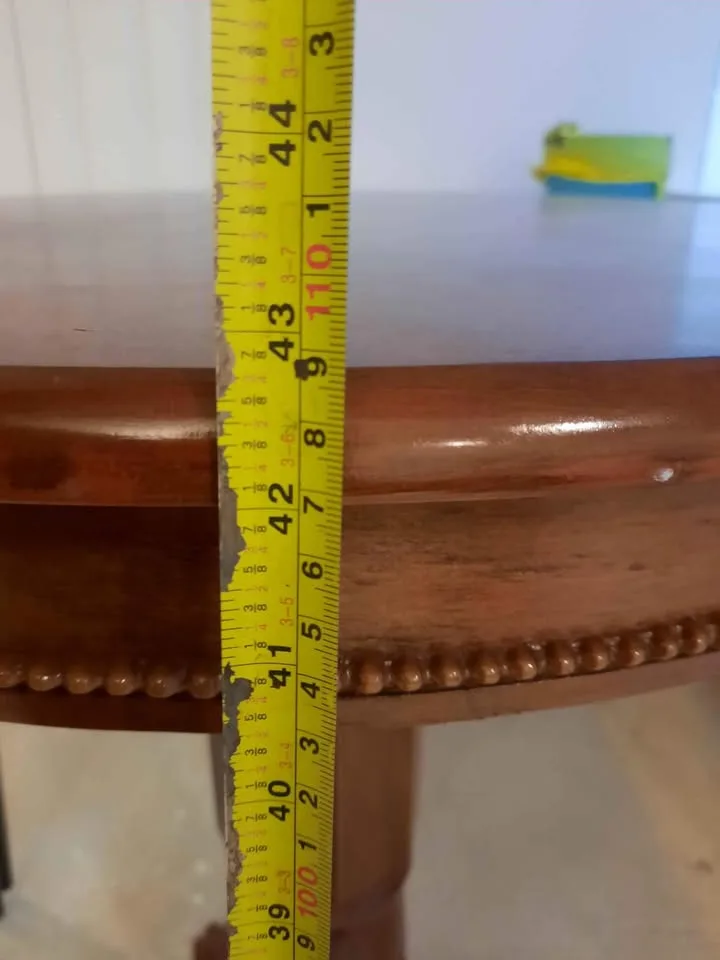 Round Wooden Pub Pedestal Table - 43" Height image indicator(5)