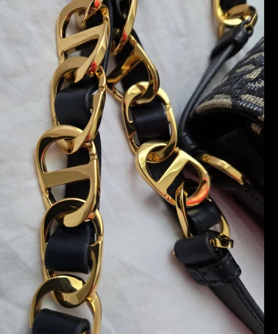 Dior Bobby East-West Bag Blue Dior Oblique Embroidery image indicator(8)