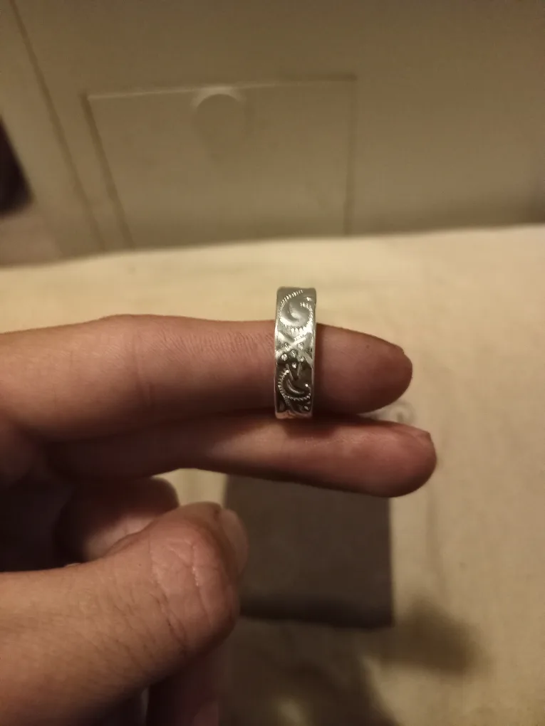 925 Sterling Silver Ring With Floral & Starfish Design image indicator(2)