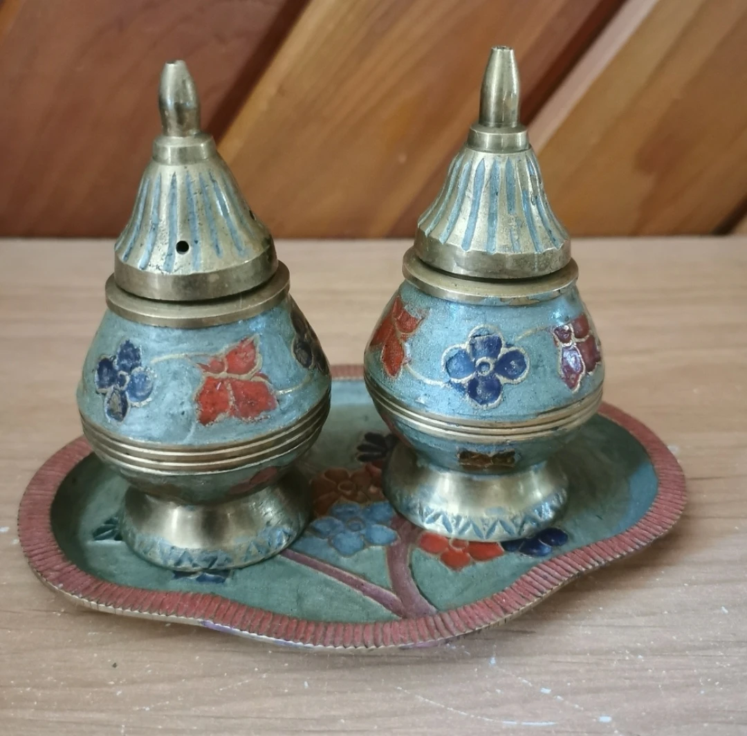 Brass Incense Holder With Tray - photo 2