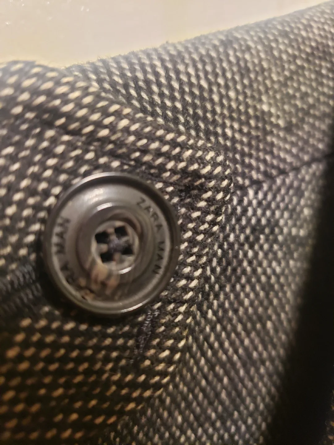 Zara Man Wool Blend Overcoat image indicator(4)