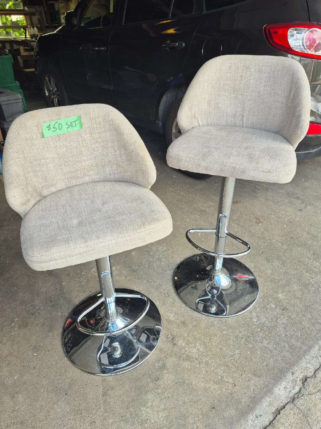 Set of 2 Swivel Bar Stools thumbnail