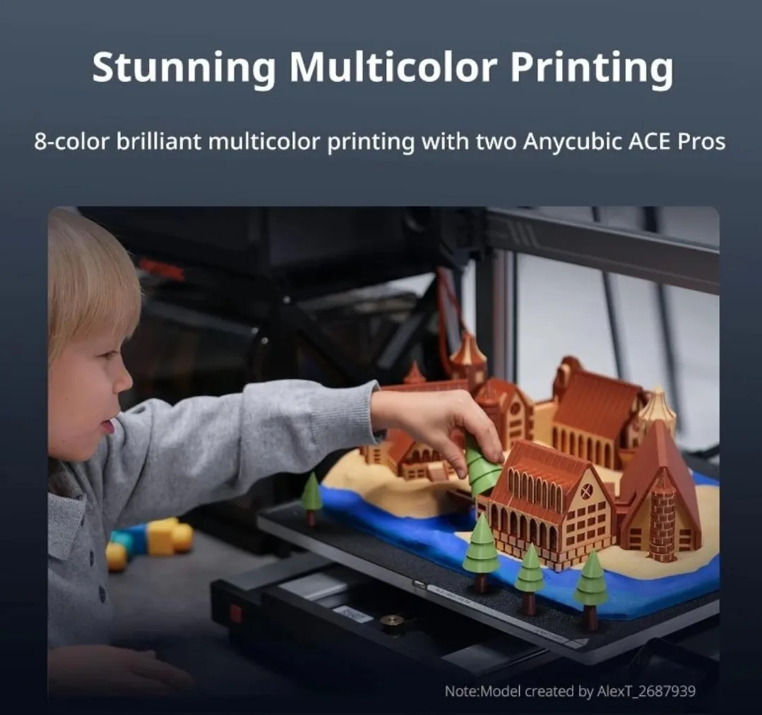 NEW Anycubic Kobra 3 Max 3D Printer, Huge Build Volume image indicator(7)