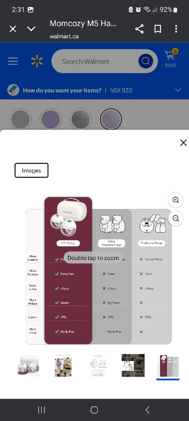 Momcozy M5 Hands Free Breast Pump 2 pack brand new image indicator(7)