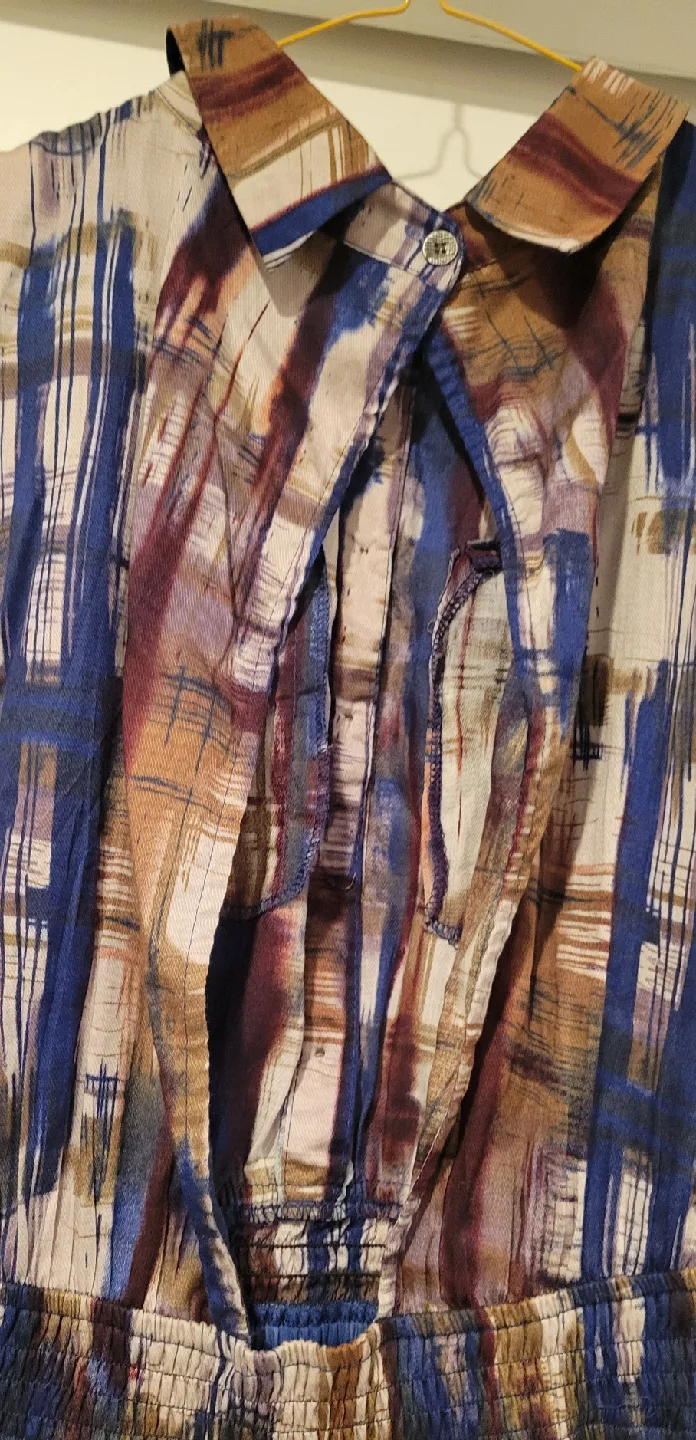 Abstract Print Sleeveless Dress by Akira image indicator(7)