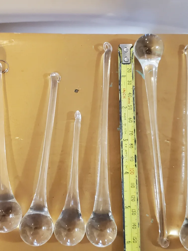 14 Glass Chandelier Crystals image indicator(2)