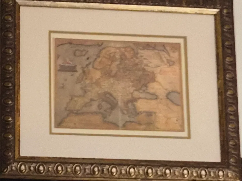 Framed Map of Europe thumbnail