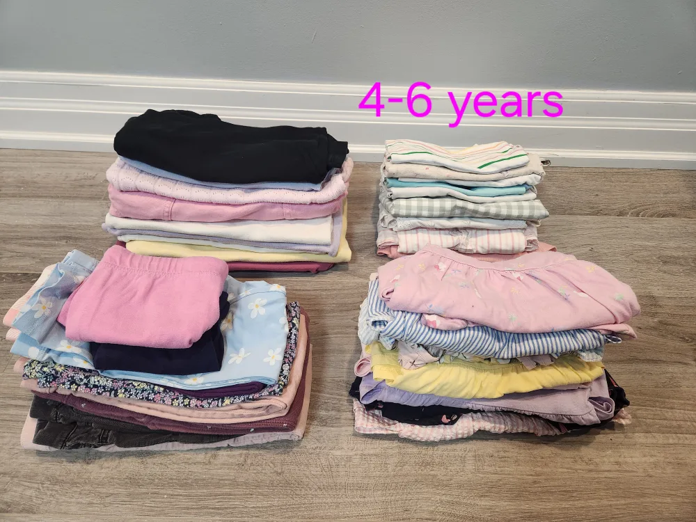 Girl clothes bundle (full bundle)- 4-6 years thumbnail