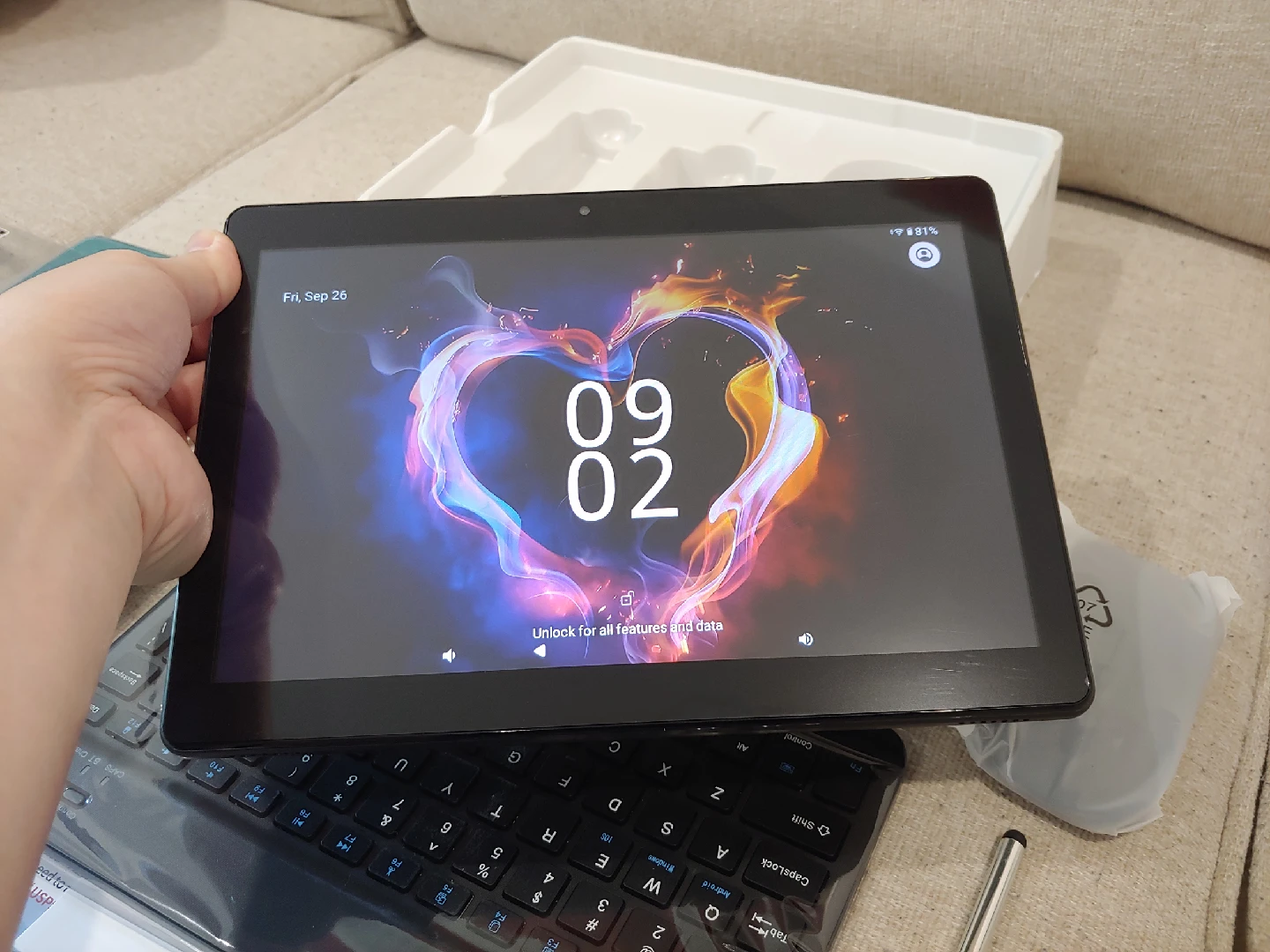 NEW Android Tablet IPS FHD Octa Core Combo Set - photo 2