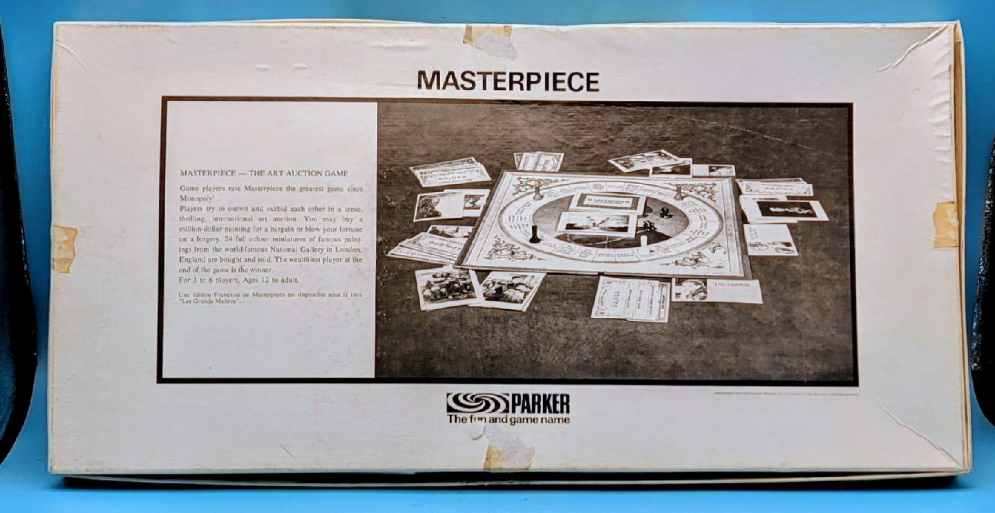 🥳VGC🤩 MASTERPIECE (1970) 1st Edition: The Art Auction Game - photo 5