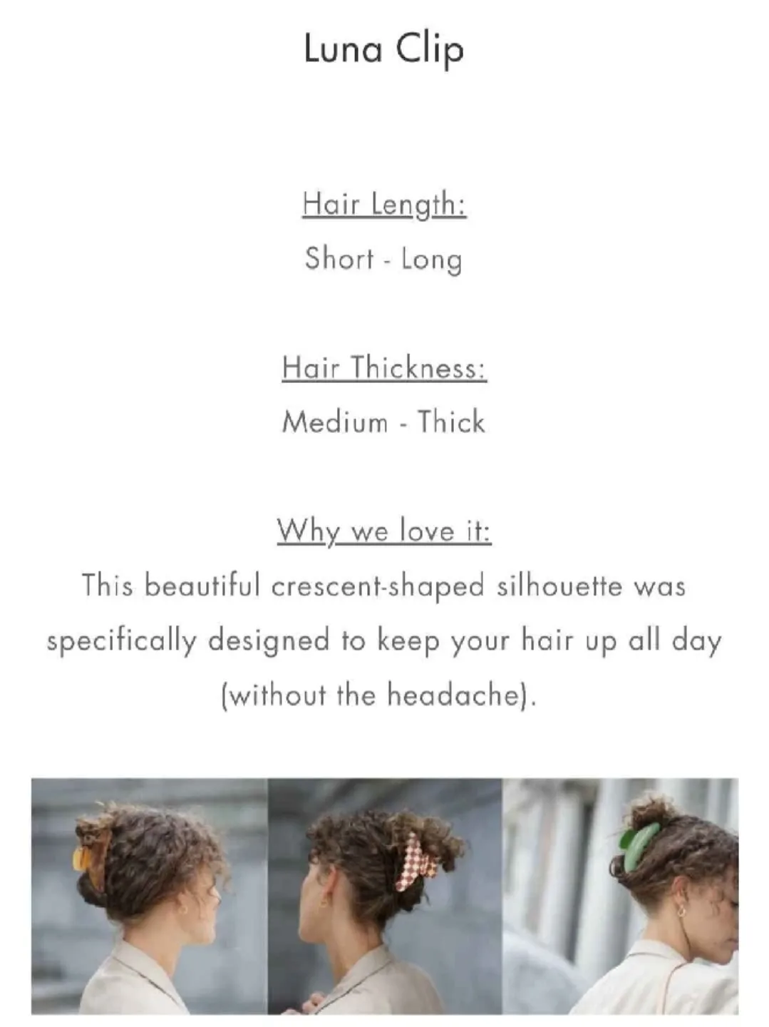 Supercrush Luna Clip in Midnight image indicator(2)