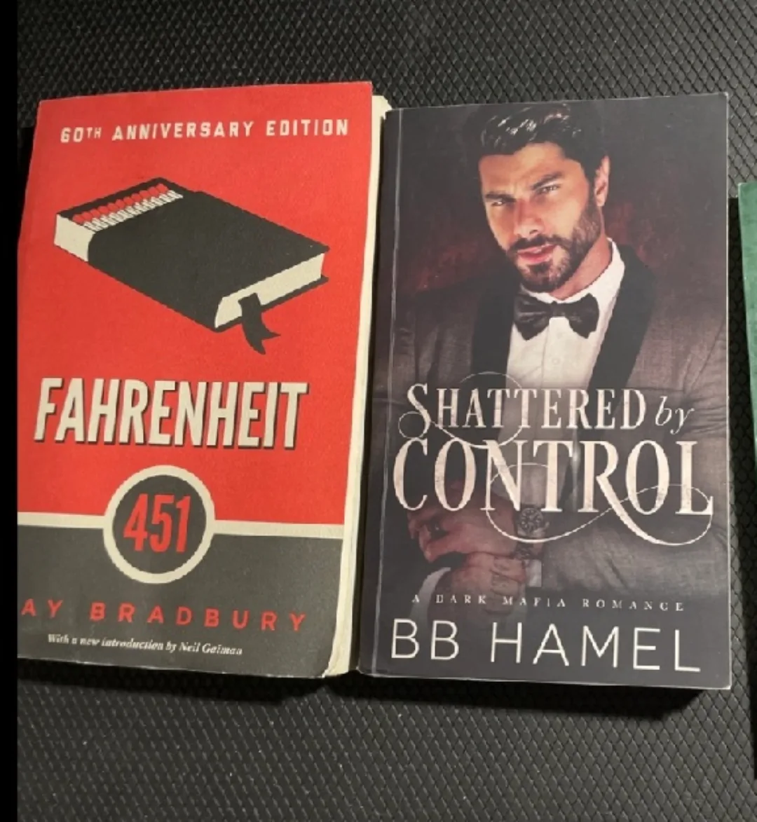 TWO #free  ! Fahrenheit 451 + Shattered by Control Books image indicator(6)