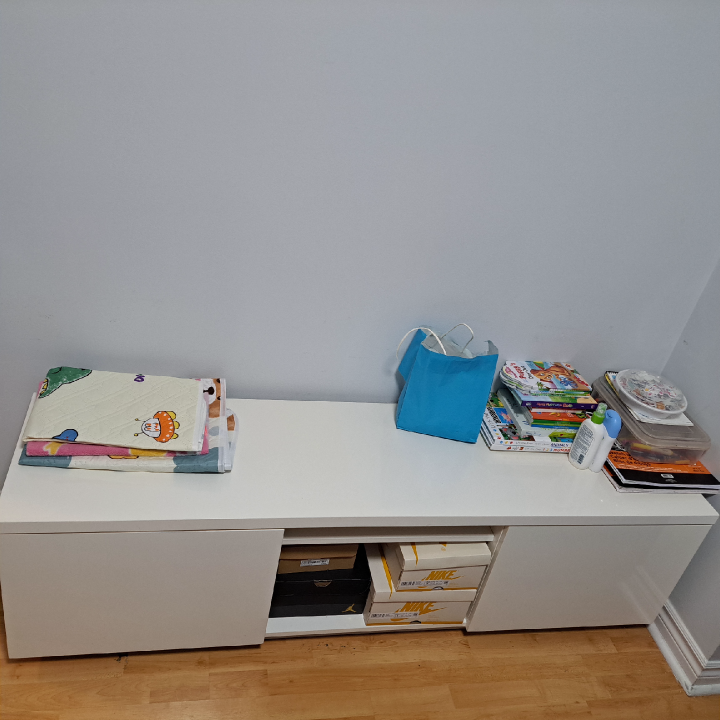 White IKEA TV Stand