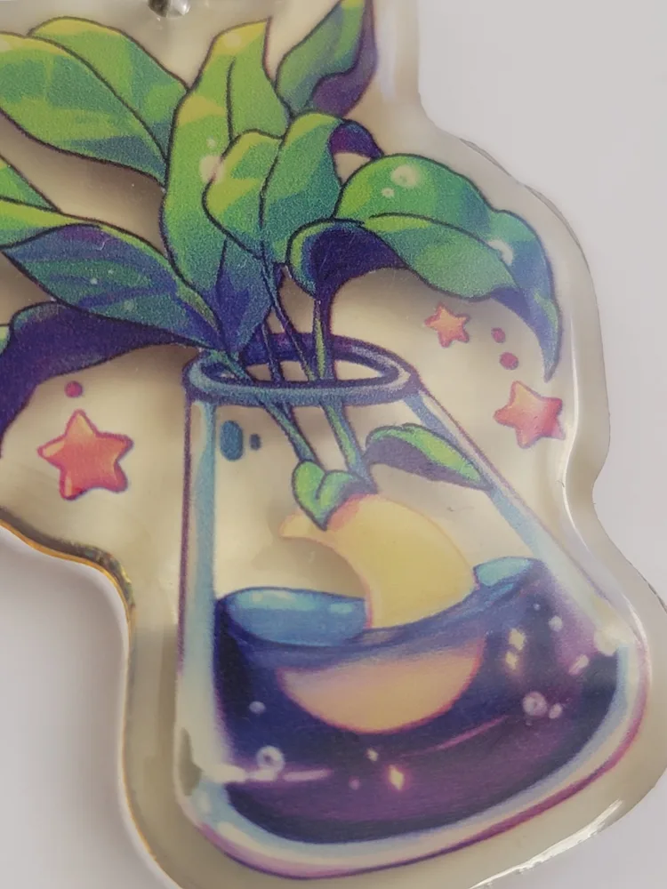 Plant in Beaker Keychain image indicator(4)