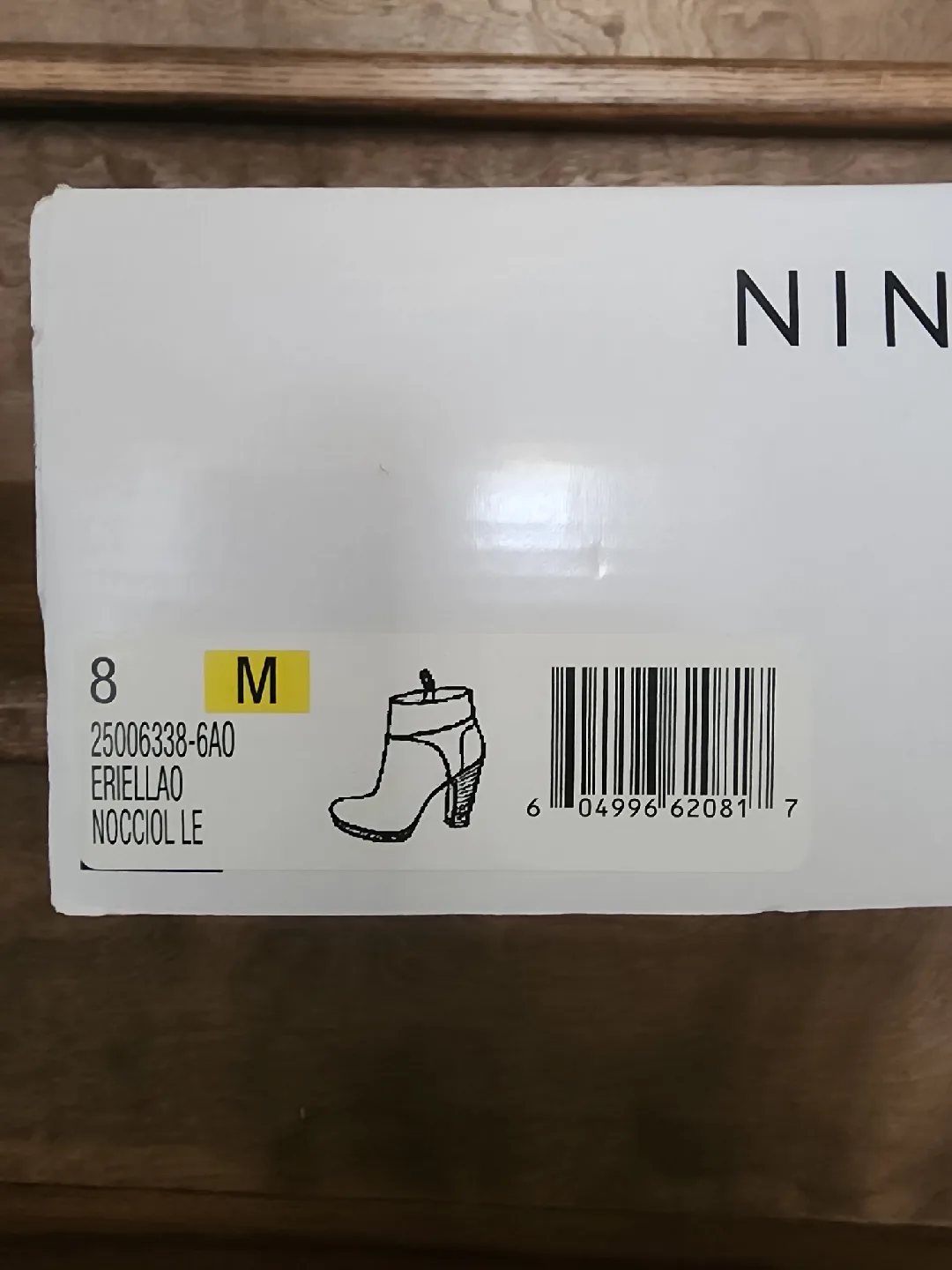 Nine West Eriellao Nocciol LE Boots - Size 8M thumbnail