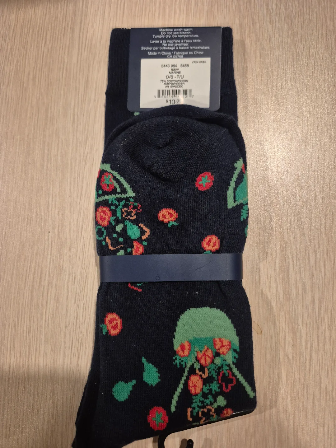 TIP.TOP Navy Patterned Socks - New image indicator(2)