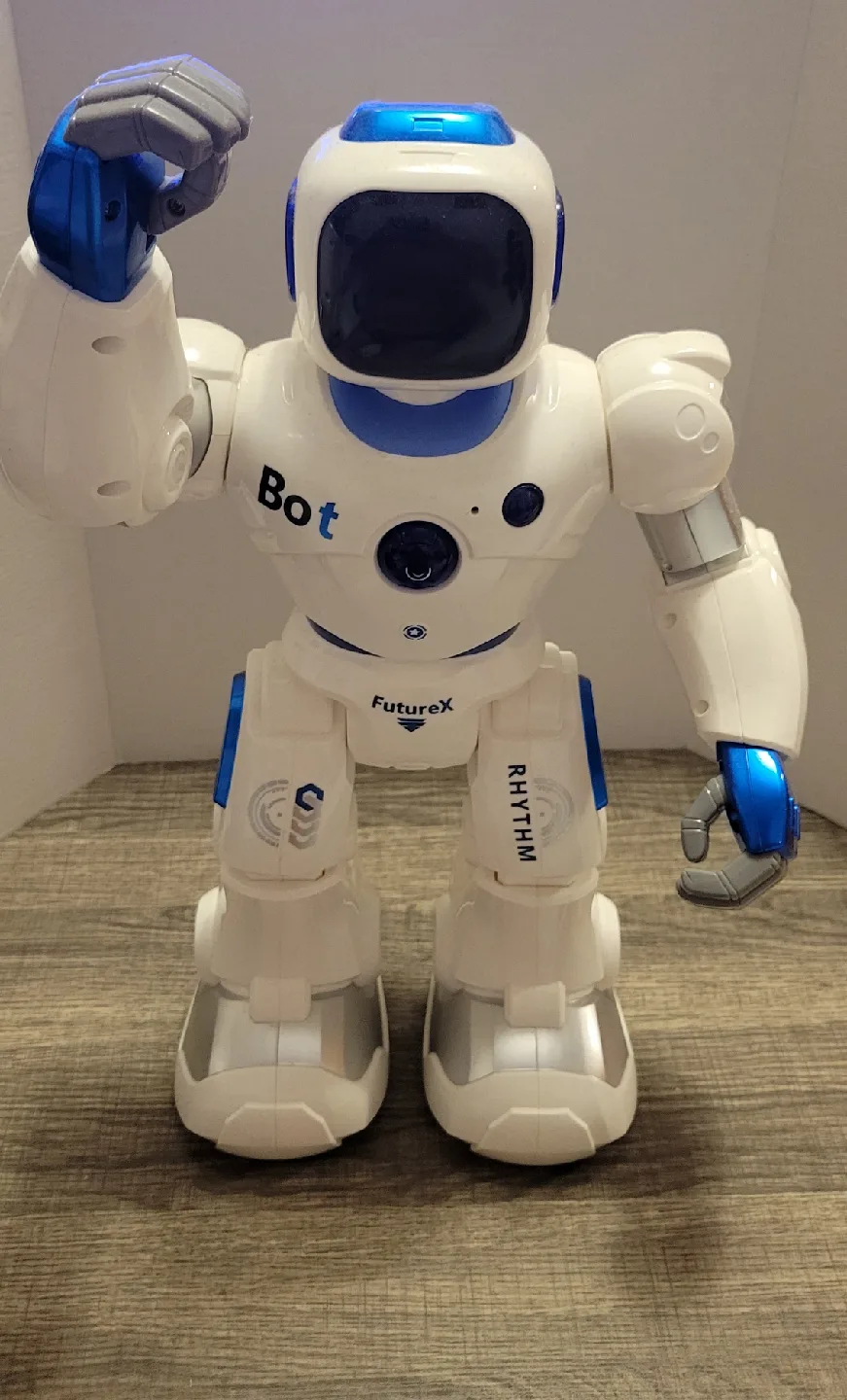 FutureX Rhythm Bot Robot - White & Blue thumbnail