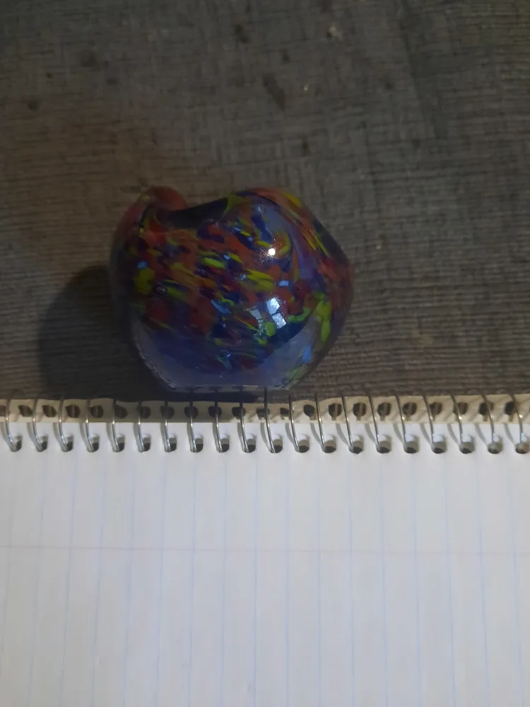 Hand Blown Art Glass Ashtray image indicator(2)