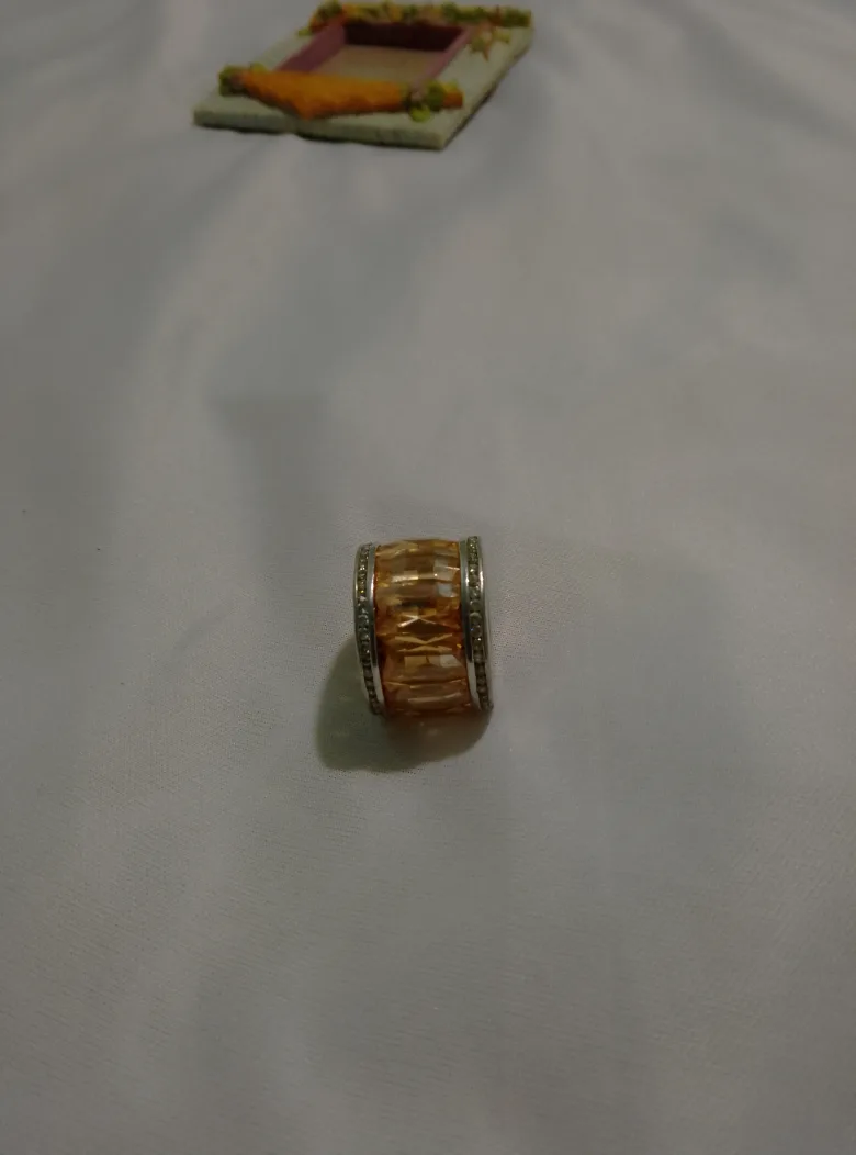 Silver Coated Ring (worn,still bold ) image indicator(3)