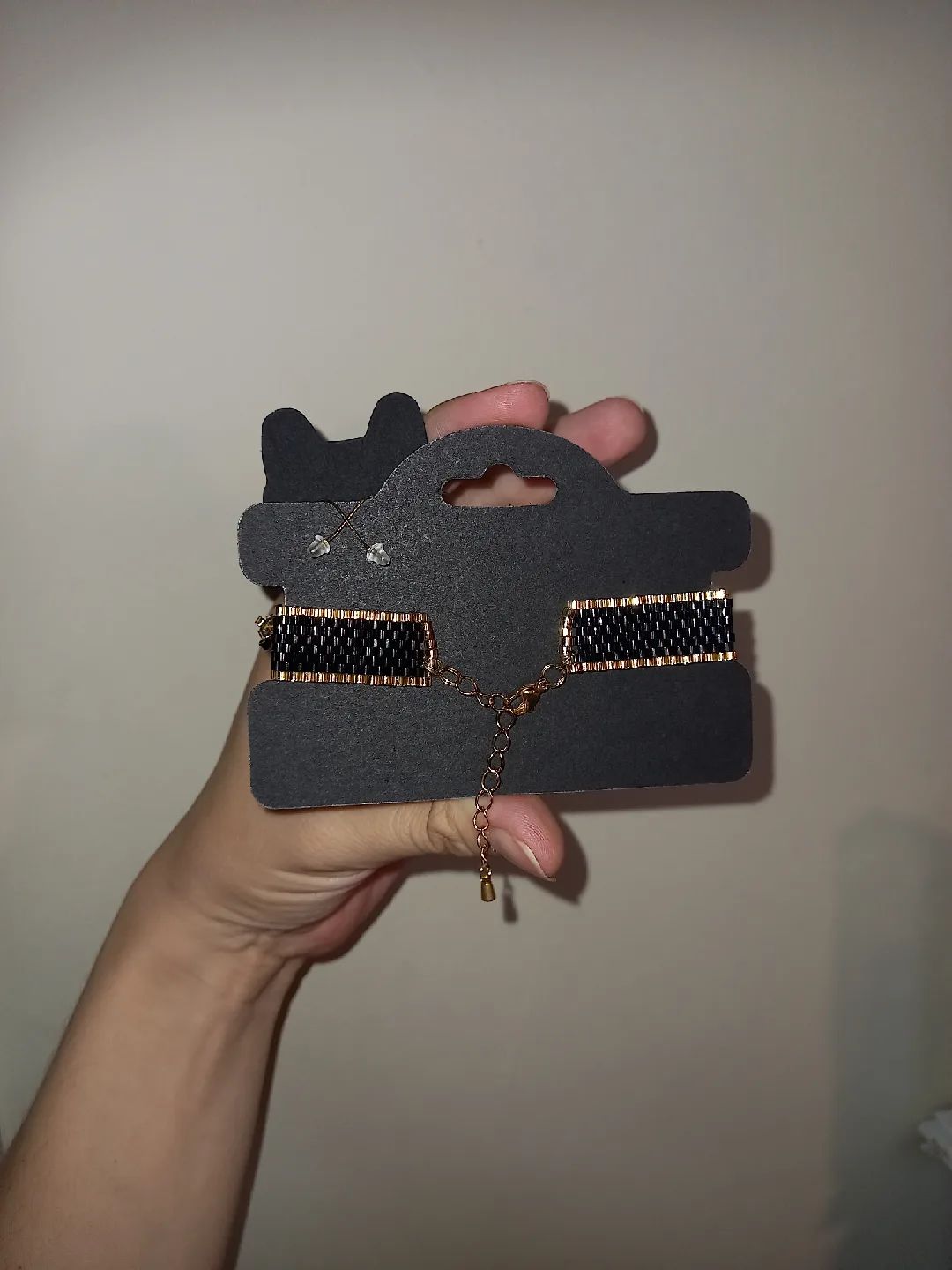 Handmade Beaded Bracelet & Earrings Set image indicator(4)