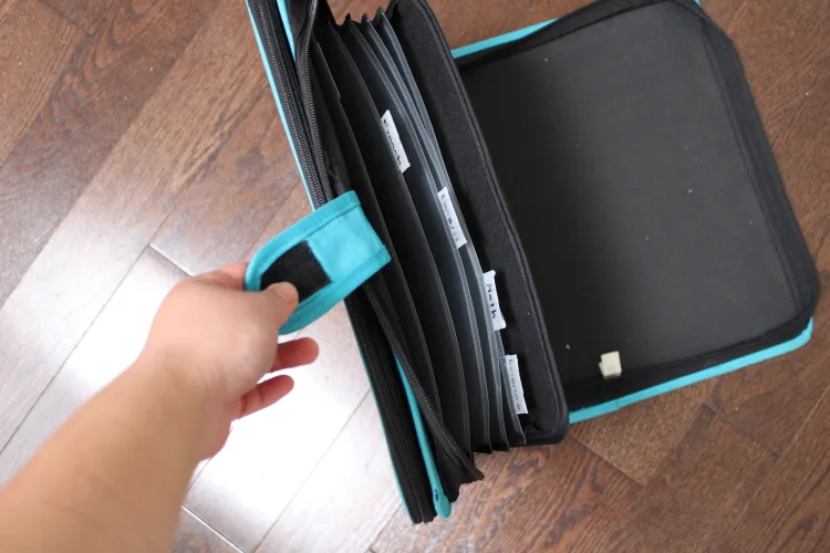 Five Star Teal Zipper Binder image indicator(3)