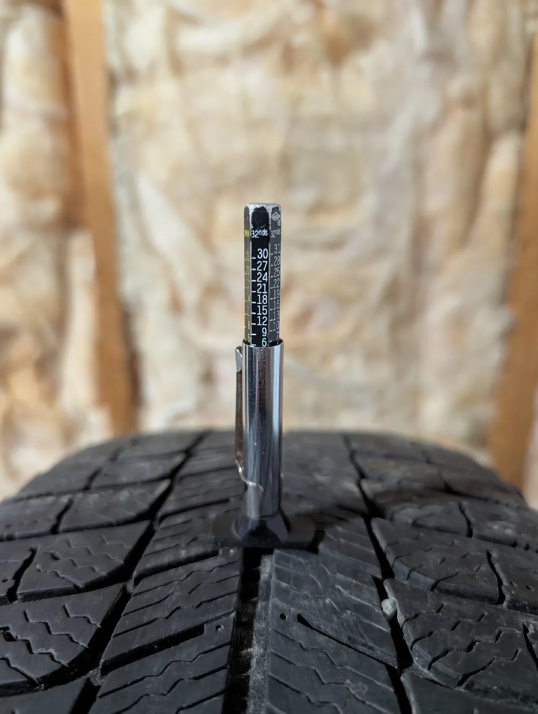 (4)-215/60R16 Winter Tires On Steel Rims Off 2005 Honda Accord image indicator(4)