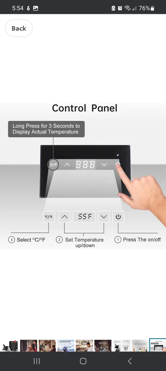 Cobalance Wine Chiller Electric -  New! image indicator(6)