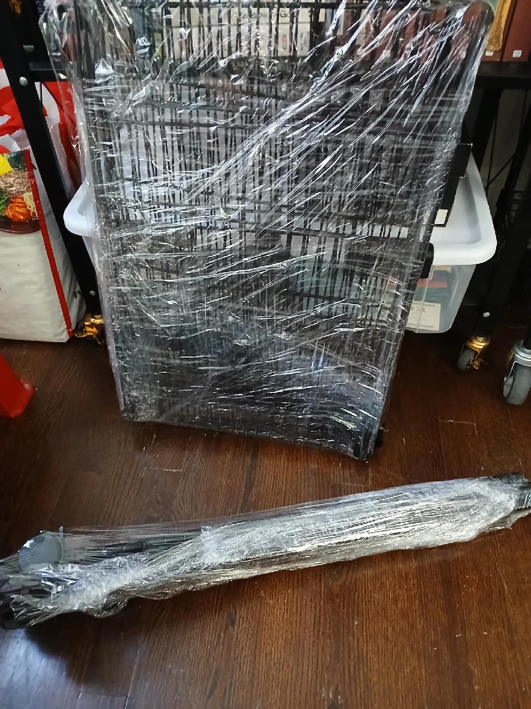 Black Metal Rolling Shelf - 50" Height image indicator(6)