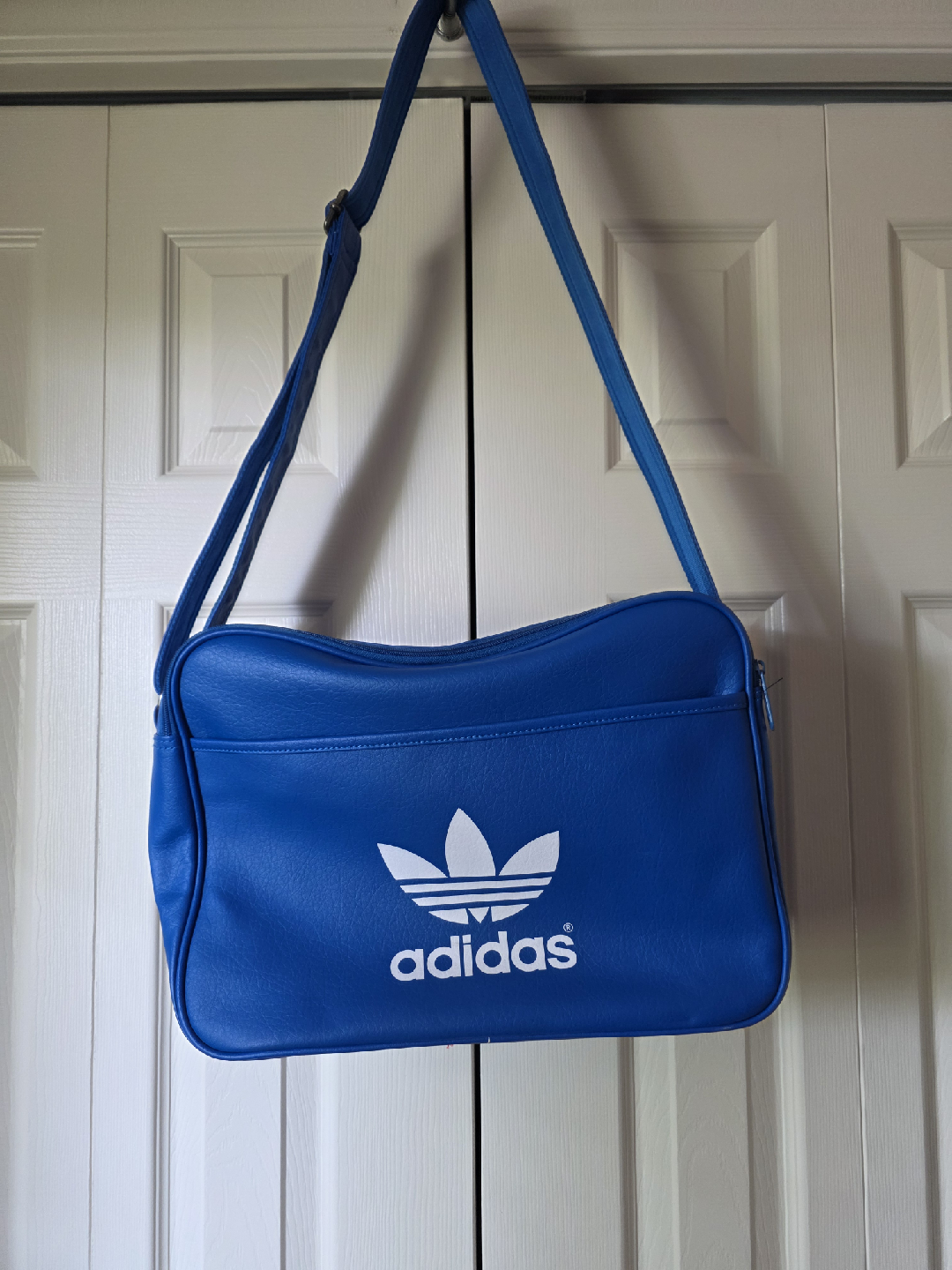 Adidas Blue Messenger Bag