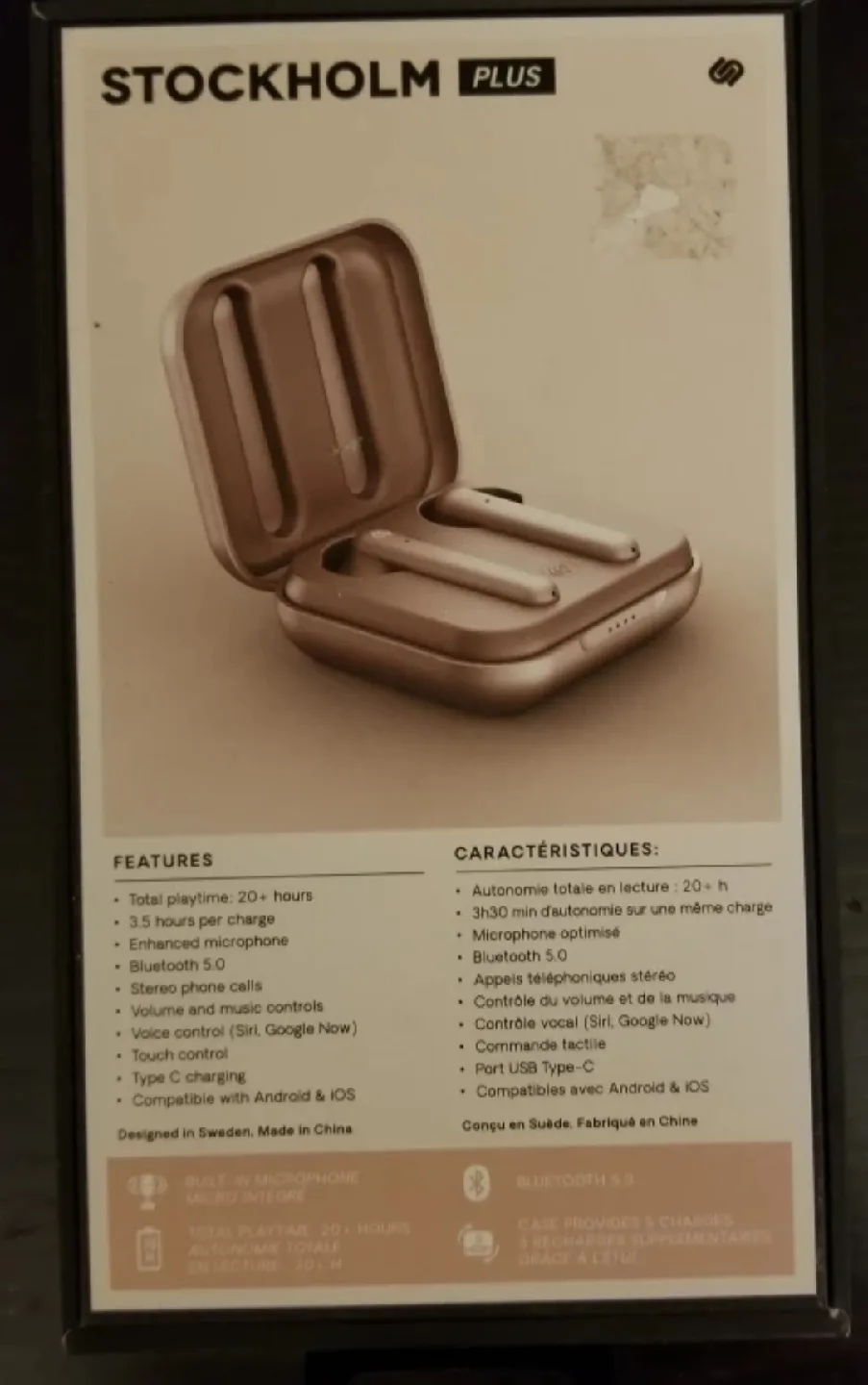 Urbanista Stockholm Plus Wireless Earbuds image indicator(2)