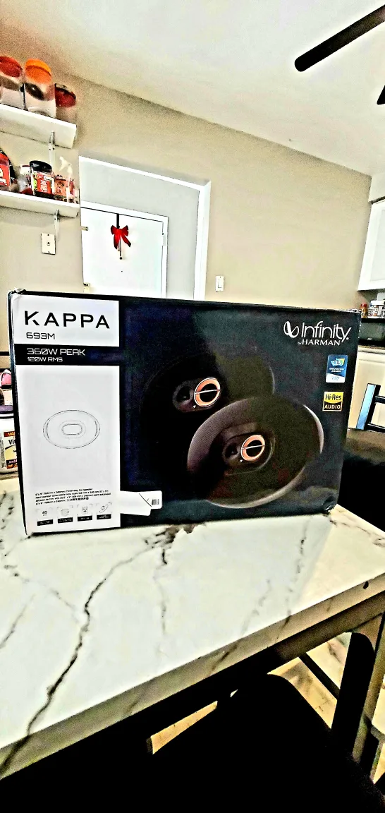 (NEW) $399 value Car Speakers Infinity Kappa 693M 6"x9" 3-Way thumbnail